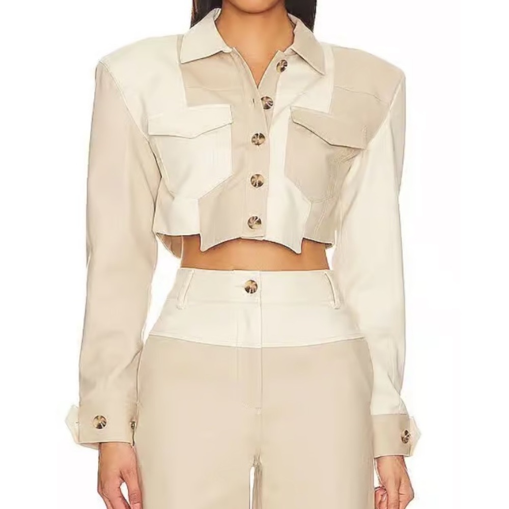 Camila Coelho Araceli Cropped Jacket